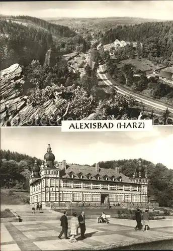 Alexisbad Harz Panorama Selketal FDGB Ferienheim Geschwister Scholl Kat. Harzgerode