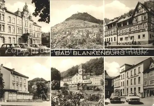 Bad Blankenburg FDGB Erholungsheime Burgruine Greifenstein Ferienheim IG Wismut Kat. Bad Blankenburg