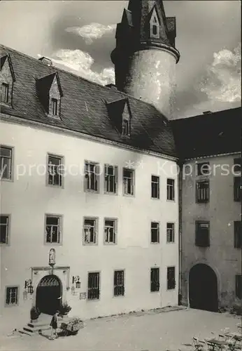 Neuhausen Erzgebirge Schloss Purschenstein Handabzug Kat. Neuhausen Erzgebirge