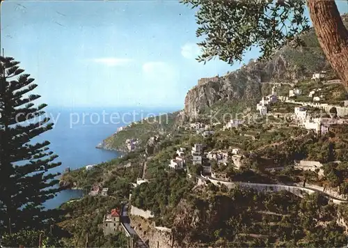 Amalfi Strada panoramica Panoramastrasse Kueste Kat. Amalfi