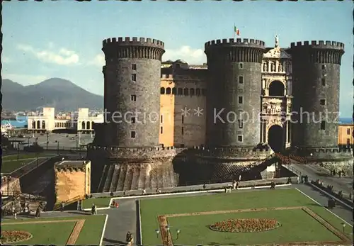 Napoli Neapel Maschio Angioino Castel Nuovo Burg Kat. Napoli