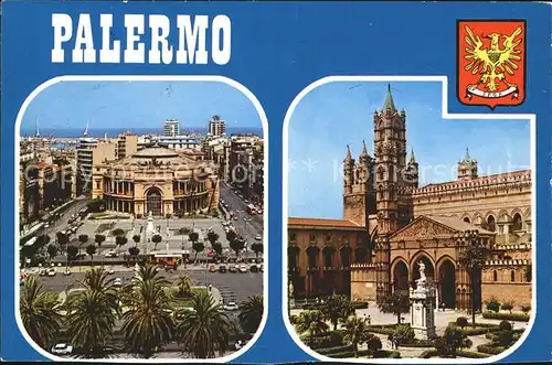 Palermo Sicilia Piazza Monumento Cattedrale Kat. Palermo