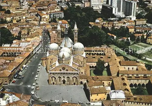 Padova Basilica del Santo veduta aerea Antonskirche Basilika Kat. Padova