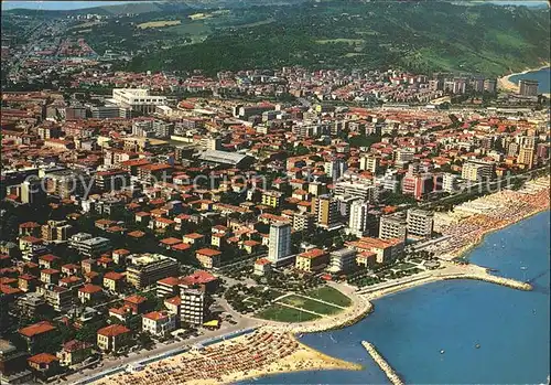 Pesaro Riviera Adriatica Fliegeraufnahme Kat. Pesaro