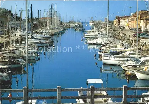 Pesaro Porto canale Hafen Kanal Segelyachten Kat. Pesaro
