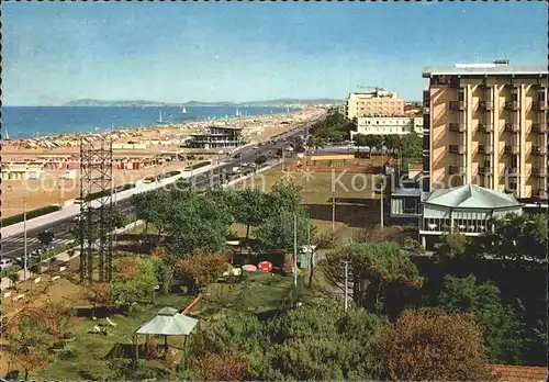 Rimini Scorcio panoramico Strand Promenade Hotel Kat. Rimini