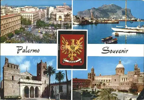 Palermo Sicilia Theater Kathedrale Hafen Kat. Palermo