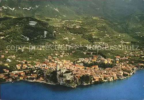 Malcesine Lago di Garda Gardasee Fliegeraufnahme Kat. Malcesine