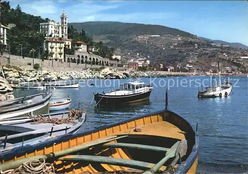 Bordighera Scorcio panoramico visto dal porto Hafen Kat. Bordighera