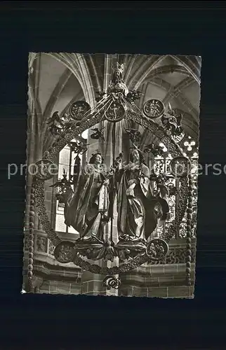 Nuernberg Englische Gruss von Veit Stoss Engelsbruss St Lorenzkirche Kat. Nuernberg