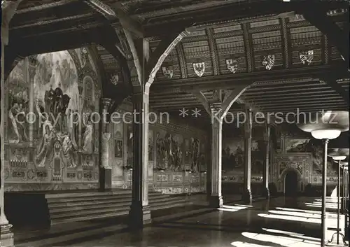 Goslar Reichssaal in der Kaiserpfalz Kat. Goslar