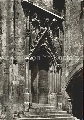 Regensburg Portal am alten Rathaus Kat. Regensburg