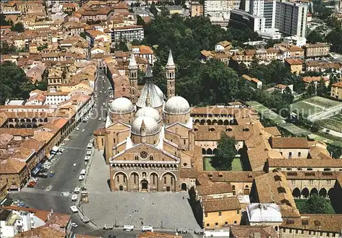 Padova Basilica del Santo veduta aerea Antonskirche Kat. Padova
