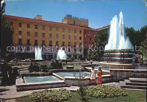 Avellino Piazza della Liberta Freiheitsplatz Wasserspiele Kat. Avellino