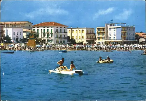 Bellaria Spiaggia e alberghi visti dal mare Strand Hotels Kat. Rimini