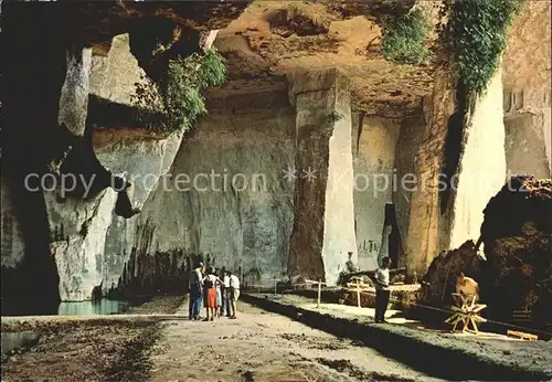 Siracusa Grotta dei Cordari Grotte der Seiler Kat. Siracusa
