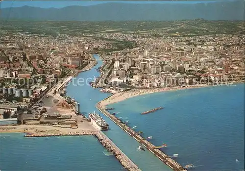 Pescara Portocanale Hafen Fliegeraufnahme Kat. Pescara