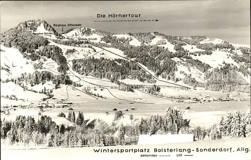 Sonderdorf Wintersportplatz Die Hoernertour Kat. Bolsterlang