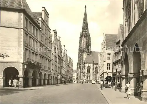 Muenster Westfalen Prinzipalmarkt Muenster Kat. Muenster