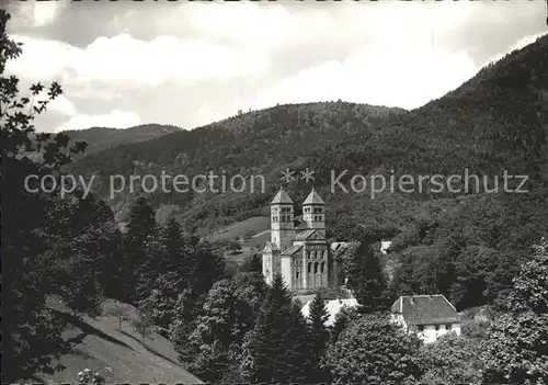 Murbach Elsass Abbaye de Murbach Monument Historique Kat. Murbach