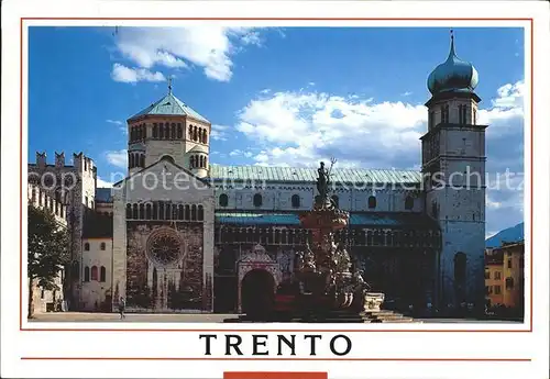 Trento Il Duomo Fontana de Nettuno Kat. Trento