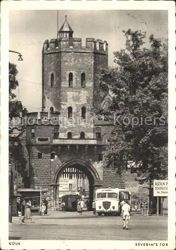 Koeln Rhein Severins Tor Kat. Koeln