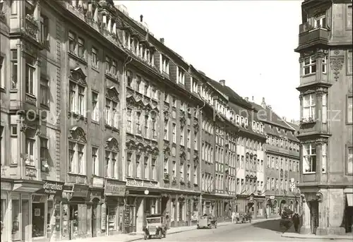 Dresden Grosse Meissner Gasse vor der Zerstoerung 1945 Repro Kat. Dresden Elbe