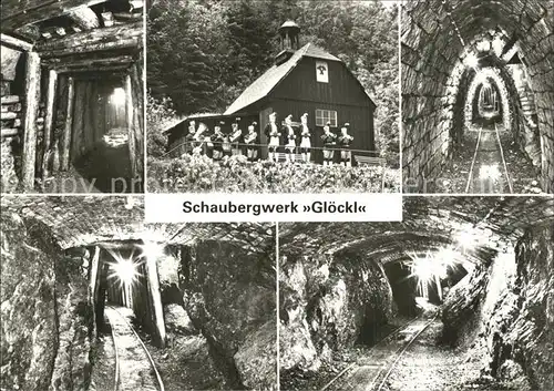 Johanngeorgenstadt Schaubergwerk Gloeckl Stollen Kat. Johanngeorgenstadt