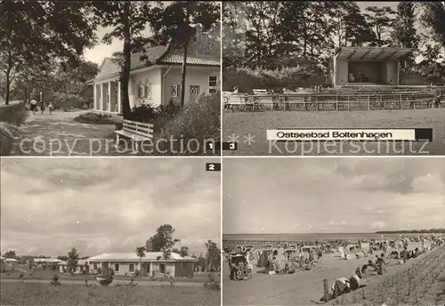 Boltenhagen Ostseebad Baederbibliothek Urlauberdorf Konzertplatz Strand Kat. Ostseebad Boltenhagen