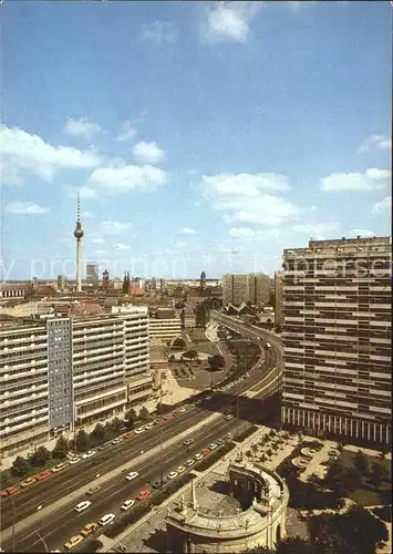 Berlin Leipziger Strasse Fernsehturm Kat. Berlin