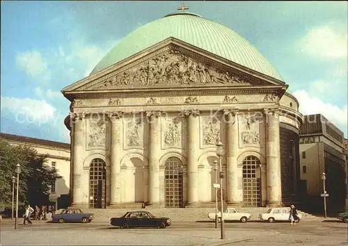 Berlin Bischofs und Wallfahrtskirche St Hedwigs Kathedrale Katholikentreffen Kat. Berlin