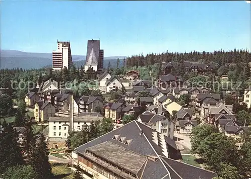 Oberhof Thueringen Blick zum Interhotel Panorama Kat. Oberhof Thueringen