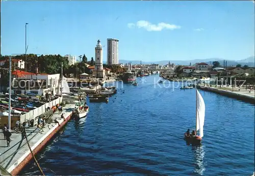 Rimini Porto Canale Kanal Hafen Kat. Rimini