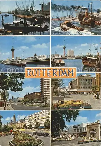 Rotterdam Hafenpartien und Stadtansichten Kat. Rotterdam