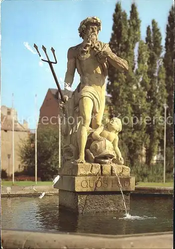 Weimar Thueringen Neptunbrunnen Kat. Weimar