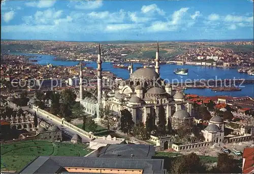 Istanbul Constantinopel The Mosque of Soliman the Magnificent and the Golden Horn Kat. Istanbul