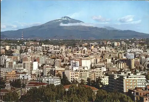 Catania Panorama con Etna Kat. Catania