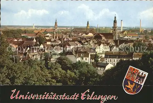 Erlangen Stadtblick Kat. Erlangen
