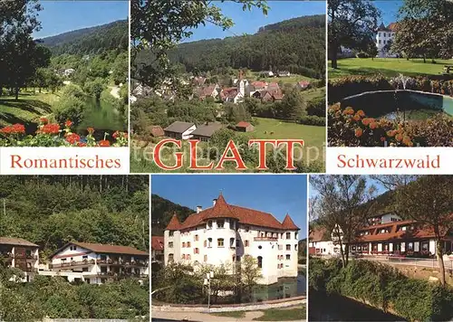 Glatt Orts und Teilansichten Kat. Sulz am Neckar