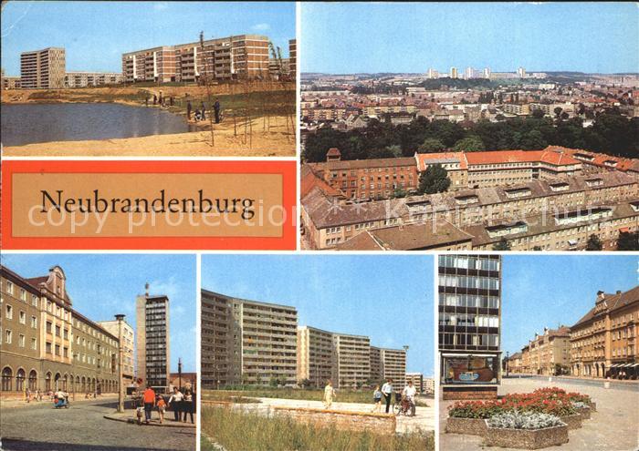 Neubrandenburg Oststadt Teilansicht Ernst Thaelmann Str Kat