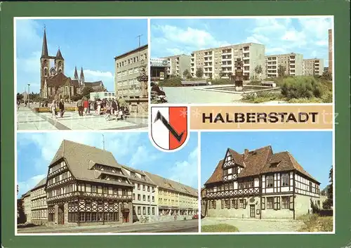 Halberstadt Fischmarkt Hermann Matern Ring Hotel St Florian Gleimhaus Kat. Halberstadt