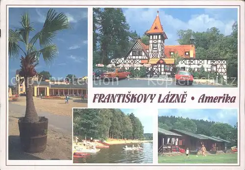 Frantiskovy Lazne Stred lazni Amerika restaurace rybnik autokemp Kat. Franzensbad