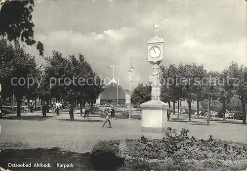 Ahlbeck Ostseebad Kurpark Kat. Heringsdorf Insel Usedom