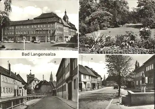 Bad Langensalza HO Hotel Schwan Kurpark Storchennest Otto Winter Str Kat. Bad Langensalza
