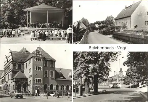 Reichenbach Vogtland Stadtpark Musikpavillon Am Goeltzschtalblick Post Bahnhofstr Kat. Reichenbach