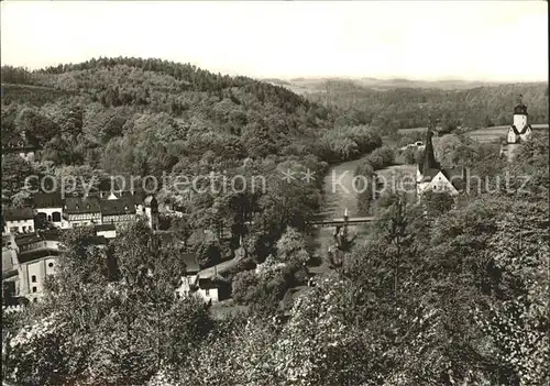 Hartenstein Zwickau Muldental mit Ortsteil und Wasserburg Stein Kat. Hartenstein Zwickau