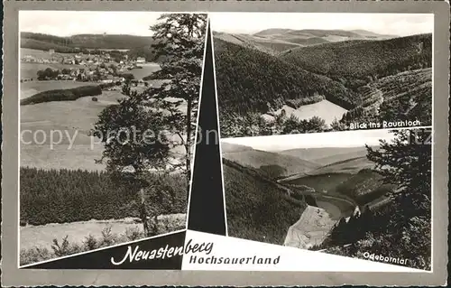 Neuastenberg Panorama Luftkurort Rauchloch Odeborntal Kat. Winterberg