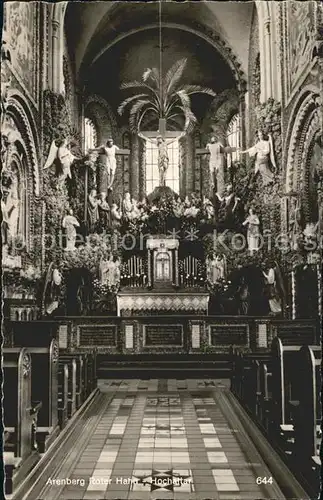 Arenberg Koblenz Roter Hahn Kirche Hochaltar Kat. Koblenz