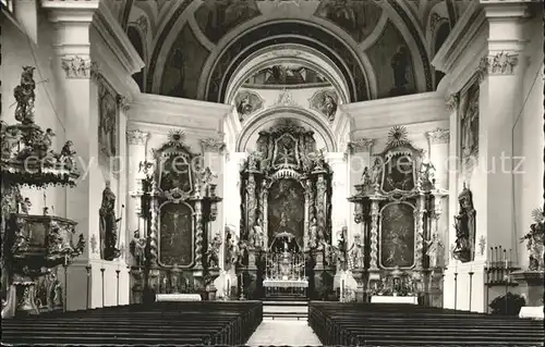 Ruhpolding Katholische Pfarrkirche Kanzel Altar Kat. Ruhpolding