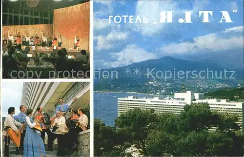 Yalta Hotel Yalta Veranstaltung Musikgruppe Trachten Kat. Yalta